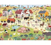 La ferme - 48 pièces - - Nicole Colas Des Francs - Piccolia - Jeux livres objets