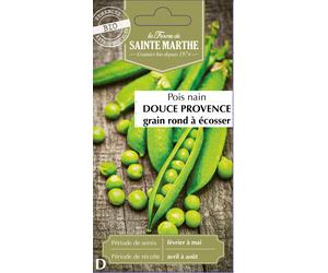 La Ferme de Sainte Marthe Pois Nain "Douce Provence Grain Rond à Écosser" - 1 sachet