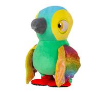 La ferme de zenón peluche lorito Pepe interactif multicolore - Bandai Spain 80020 - version espagnole
