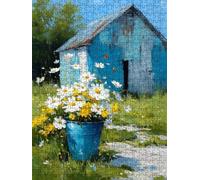 La Ferme des ChrysanthèMes Puzzle 5000 Pieces, Puzzle Adulte 5000, Impossible Classique Jigsaw, Familial Puzzles Jeu de, Jigsaws en Bois, pour Jeu Éducatif Défi, Décoration Murale Cadeau FNKL5-601