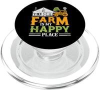 La Ferme est Mon Lieu de Bonheur PopSockets PopGrip pour MagSafe