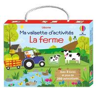 Collectif – La ferme : Ma valisette d'activités dès 3 ans – Usborne – broché