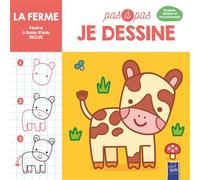 La ferme - Pas à pas je dessine - Collectif - Yoyo Books - cartonné - Livre-jeu