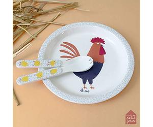 La Ferme Petit Jour Paris - Coffret vaisselle d'apprentissage - pour apprendre à manger comme un grand