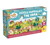 La Ferme - Puzzle panoramique - CAROTINA BABY - Développement de la logique, Motricité fine