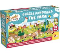 La Ferme - Puzzle panoramique - CAROTINA BABY - Développement de la logique, Motricité fine