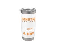 La fermentation est la meilleure façon de passer une journée Gobelet isotherme en acier inoxydable double paroi