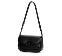 LA FESTIN Sac à bandoulière en cuir pour femme - Sac à bandoulière à bandoulière réglable pour un usage quotidien Sacs à main de créateur pour femme avec fermeture à boucle - Noir