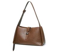 LA FESTIN Sacs à main en cuir de vachette pour femmes à la mode - Sac cartable design de grande capacité avec bandoulière réglable Sac à main à bandoulière pour femme (Chestnut Brown)