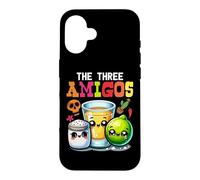 La fête Amusante de la Tequila Cinco De Mayo à Trois Amis Coque pour iPhone 16