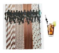 La fête d'adieu de jeune fille favorise les pailles d'adieu de jeune fille - Hen Do Décorations, Poule Mauvaise Paille | 24 Straws Stripper Dancing Men, Naughty Bachelor Party Game Straws,