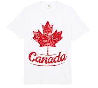 La Feuille D'érable du Canada Un Drapeau Canadien Rétro Comfort Colors Adult Heavyweight T-Shirt