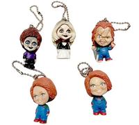 La Fiancée De Chucky, Figurine Chucky, Version Q, 5 Pièces, Pendentif, d'action 4 Cm, Fait Main, PVC, Décoration, Cadeau Artisanal