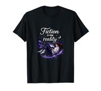 La Fiction est Mon Amateur de Livres de téléréalité Galaxy Reading Design T-Shirt