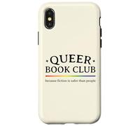 La Fiction Queer Book Club est Plus sûre Que Les Gens Gay Pride Coque pour iPhone X/XS