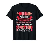 La fière Grand-mère Sait Tout si Elle ne Sait Pas qu'elle Peut se maquiller T-Shirt