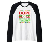La fierté de la rentrée Scolaire d'un Professeur d'éducation Physique Dope Black Manche Raglan