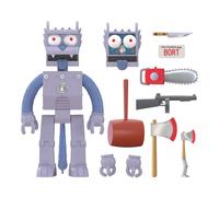 Super7 Figurine Ultimates Robot Scratchy – Les Simpson – 18 cm Multicolore