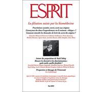 La filiation saisie par la biomédecine T4-09 - Collectif - Esprit - broché - Revue