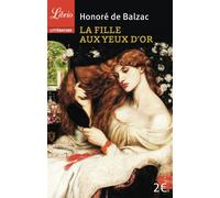 La Fille aux yeux d'or - Honoré de Balzac - Librio - Poche - Roman