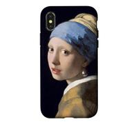 La Fille avec la Perle Boucle d'oreille Art Peinture Chef-d'œuvre Coque pour iPhone X/XS