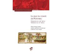 La fille du comte de Ponthieu - Anonyme - Honore Champion Eds - broché - Essai
