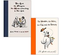 La fille le pingouin, l'école à la maison et le gin par Guy Adams et la femme le vison, la morue et l'âne par Margerie Swash 2 livres Collection Set