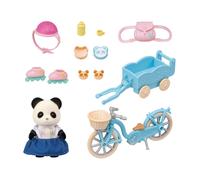 La fille panda et son vélo Sylvanian Families