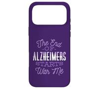 LA Fin DE LA MALADIE D'ALZHEIMER Commence avec Moi : Purple Meme Awareness Walk Coque pour iPhone 17 Pro Max