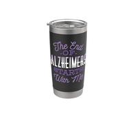 LA FIN DE LA MALADIE D'ALZHEIMER COMMENCE AVEC MOI : Purple Meme Awareness Walk Gobelet isotherme en acier inoxydable double paroi