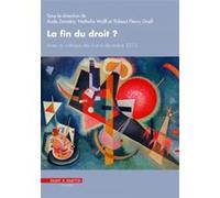La fin du droit ? Aude Zaradny (Auteur), Nathalie Wolff (Auteur), Thibaut Fleury Graff (Auteur)