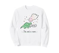 La Fin est Proche (Dessin Graphique Amusant de Dinosaure enfantin) Sweatshirt