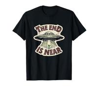 La fin est proche : OVNI, Little Green Men Alien Friend, Funny ET T-Shirt