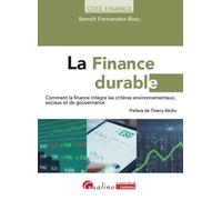 La Finance Durable - Ou Comment La Finance Intègre Les Critères Environnementaux, Sociaux Et De Gouvernance