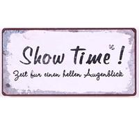 La Finesse Décoratif Aimant de Réfrigérateur pour Maison, Show Time, 5 cm x 10 cm