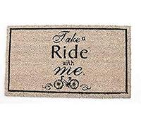 La Finesse Décoratif Coir Tapis de Porte d'entrée, Take a Ride with Me, 70 cm x 40 cm