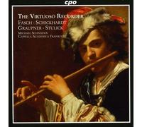 La Flûte À Bec Virtuose, Vol. 1. Œuvres pour Flûte de Fasch, Schickhardt, Graupner, Stulick. Schneider.
