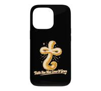 La Foi a Neuf Vies de grâce | Christian Cross Coque pour iPhone 13 Pro