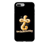 La Foi a Neuf Vies de grâce | Christian Cross Coque pour iPhone 7 Plus/8 Plus