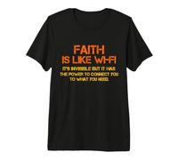 La Foi, C'est comme Le WiFi, la Pastorale chrétienne drôle, la Bible, Jésus T-Shirt Haut de Gamme