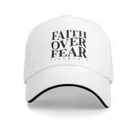 La Foi chrétienne Avant la Peur Casquette de Baseball Soleil Femmes d’été Hommes Chapeau de Routier Mode de Haute qualité Sports de Plein air Casquettes de Baseball