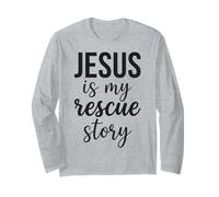 La Foi chrétienne Bible Jésus est Mon Histoire de Sauvetage Manche Longue