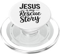 La Foi chrétienne Bible Jésus est Mon Histoire de Sauvetage PopSockets PopGrip pour MagSafe