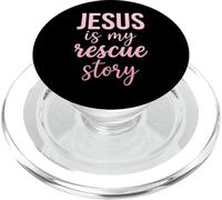 La Foi chrétienne Bible Jésus est Mon Histoire de Sauvetage PopSockets PopGrip pour MagSafe