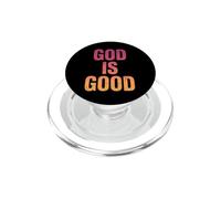 La Foi chrétienne Dieu est Bon Bible PopSockets PopGrip pour MagSafe