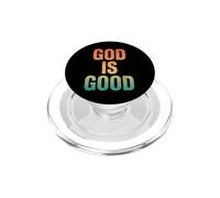La Foi chrétienne Dieu est Bon Bible PopSockets PopGrip pour MagSafe
