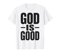 La Foi chrétienne Dieu est Bon Bible T-Shirt Graphique avec Valeur
