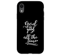 La Foi chrétienne Dieu est Bon Tout Le Temps Coque pour iPhone XR