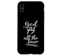 La Foi chrétienne Dieu est Bon Tout Le Temps Coque pour iPhone XS Max