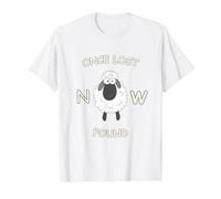 La Foi chrétienne - Mouton Perdu, Maintenant trouvé T-Shirt Graphique avec Valeur, Homme, Blanc, L